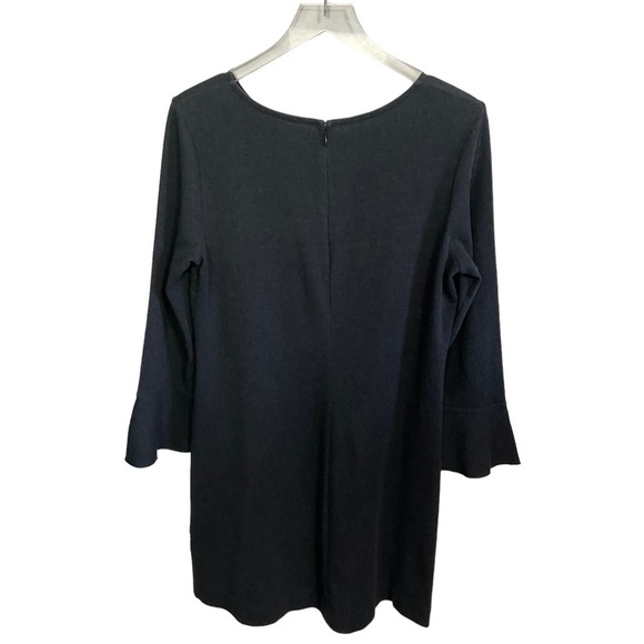 Madewell Charcoal Heather Gray Long bell sleeve Knit Tunic Dress Size M - Picture 3 of 14